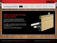 Tablet Screenshot of kanallisten.se